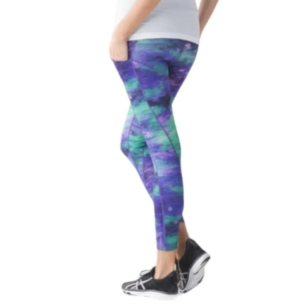 Lululemon Time to Shine Tight Rio Nights Multi size 12